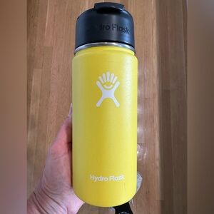 Yellow 16 oz Hydro Flask Brand 2 Brand New Straws